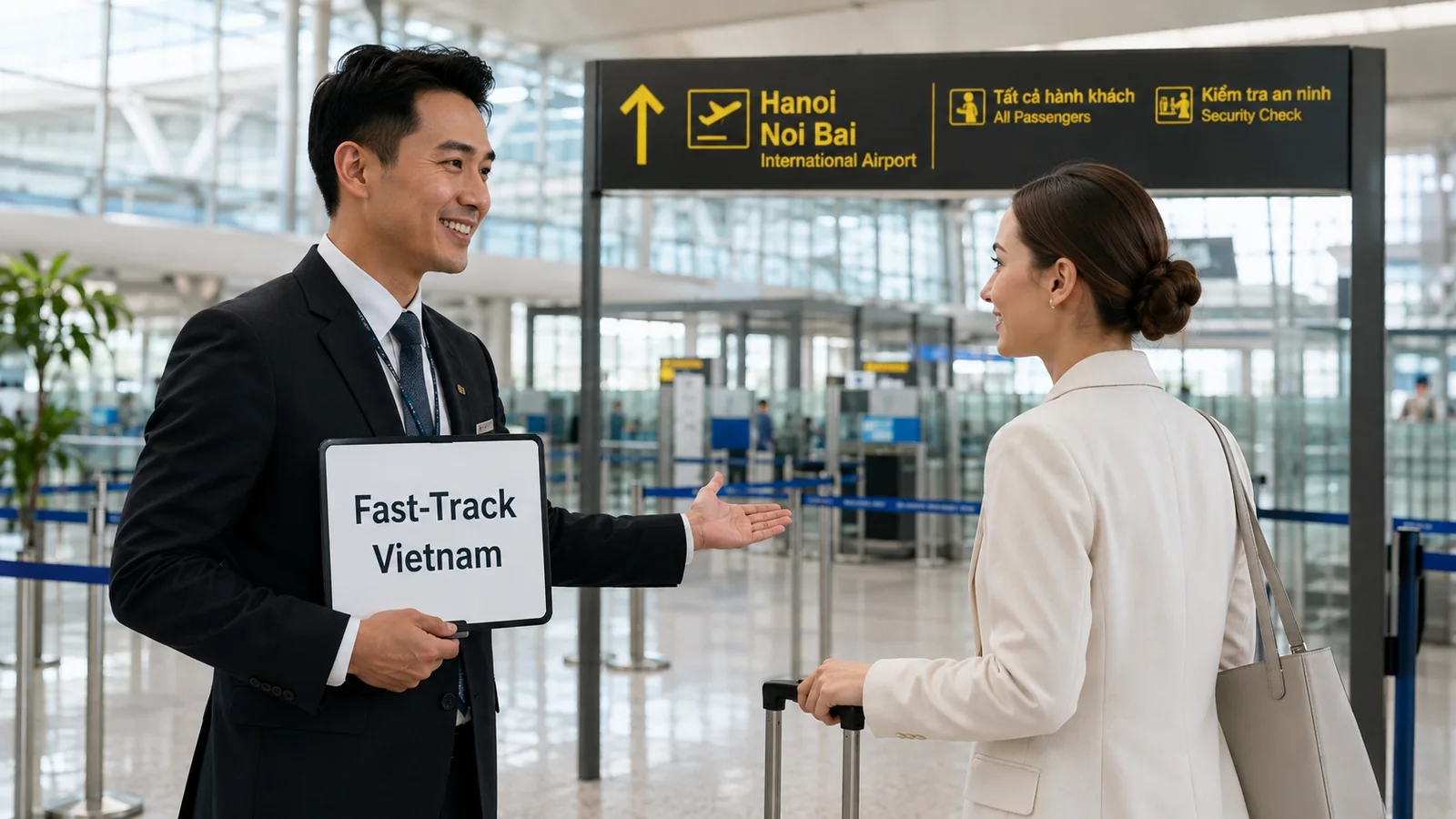 Fast Track Hanoi meet and assist service at Noi Bai International Airport HAN