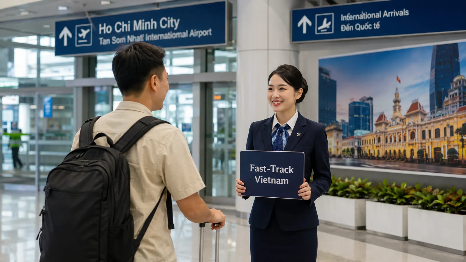 Fast Track Ho Chi Minh meet and assist service at Tan Son Nhat International Airport SGN